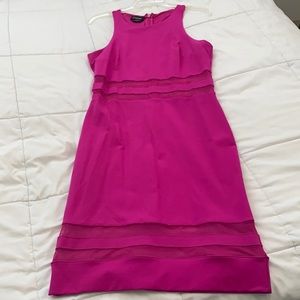 Hot pink Bebe dress. Fitted and sexy!